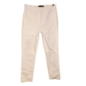Kut From The Kloth Reese Fab Ab High Rise Ankle Straight Leg Jeans White Size‎ 2